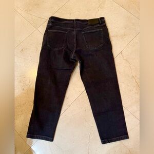 Massimo Dutti Dark Blue Relaxed Jeans